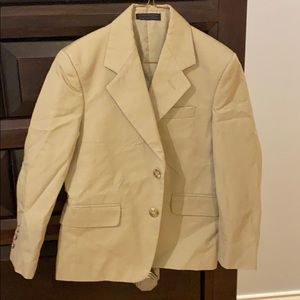 Boys’ khaki suit. Size 8
